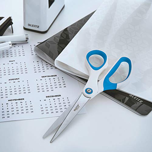 Tesoura LEITZ WOW (Tamanho Único - Azul) Leitz - Ferramentas de corte e relevo para artesanato - titânio, durável, ergonómica