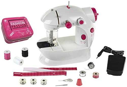 Máquina de Costura para Crianças KLEIN FASHION PASSION KLEIN - Brinquedos - crianças, proteção agulha, 2 níveis segurança, pilhas, ajuste tensão