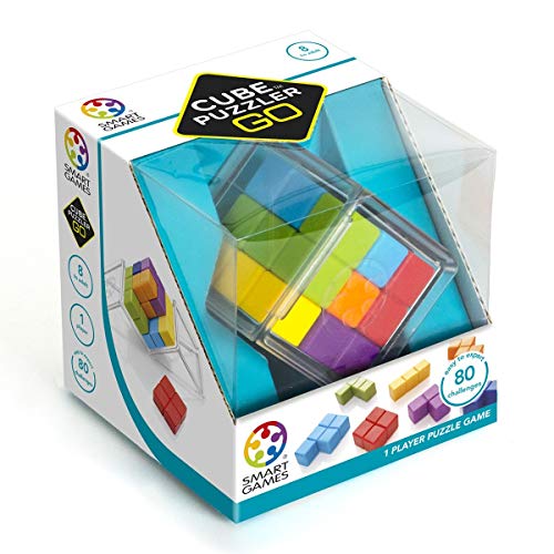 Jogo Educativo CUBE TOYS 6 St. Cube Puzzler Go (80 opdrachten) Smart Games - Quebra-cabeças - educativo, 6 anos, 80 desafios, raciocínio