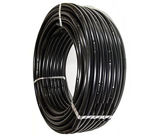 Tuberia de riego por goteo 16 mm. Gotejadores cada 50 cm, 100 metros, negro LaTiendadelJardin - Mangueiras pneumáticas - 1,6 mm, gotas cada 50 cm, 100 metros, negro