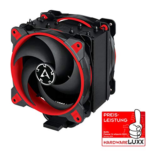 Water Cooler ARCTIC Freezer 34 eSports DUO Arctic - Peças de refrigeração de sistema de computador - 1,2 cm, 200-2100 rpm, 28 dB, 2 ventiladores