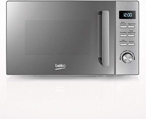 Micro-ondas Beko MGf20210X | Aço inoxidável (Preparação de Alimentos a Quente) BEKO - Eletrodomésticos de cozinha - 20 litros, grill, 3 níveis, descongelador