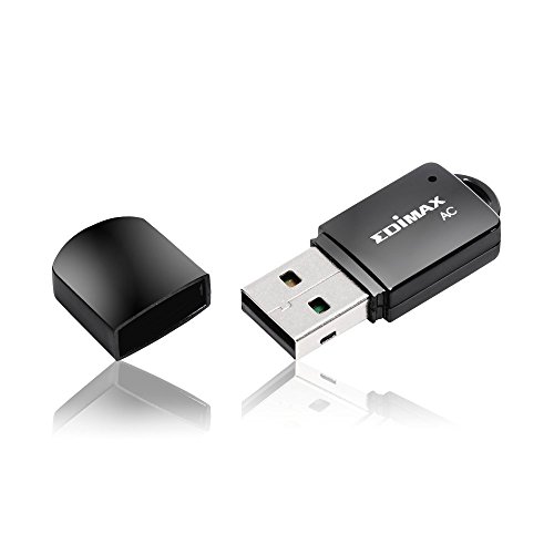 Adaptador USB Wi-Fi Edimax EW-7833UAC (N300 - 433Mbps) Edimax - Placas e adaptadores de rede - usb, wi-fi, n300, 433mbps