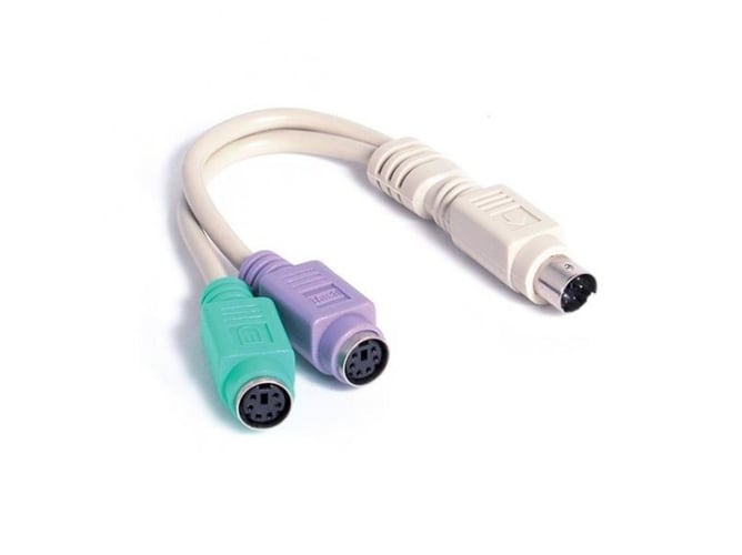 Cabo Adaptador GEMBIRD UAPS12 USB PS/2 Branco Gembird - Adaptadores - usb, ps/2, teclado, rato