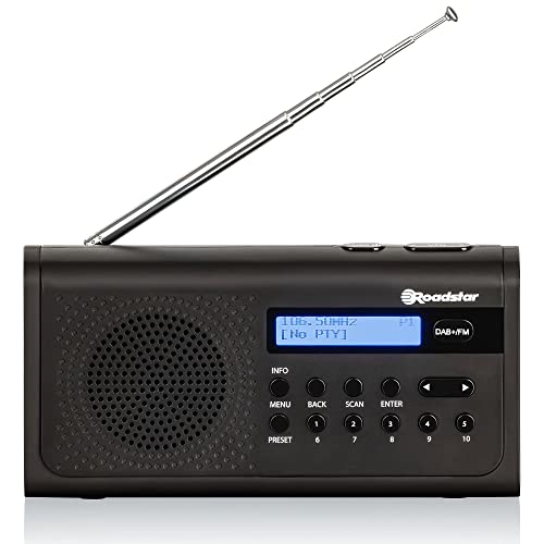 Rádio Digital PORTÁTIL ROADSTAR TRA-300D+BK Roadstar - Áudio - portátil, digital, roadstar