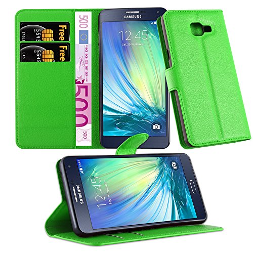 Capa Samsung Galaxy A5 2016 CADORABO Verde CADORABO - Capas para telemóveis - couro, verde, resistente ao pó, resistente a riscos
