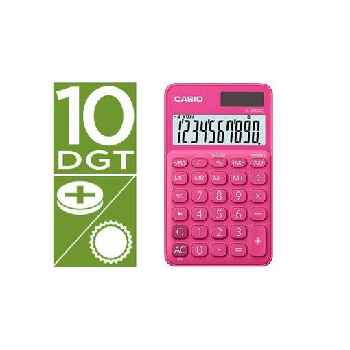 Bolsa para Calculadora CASIO Sl-310Uc-Rd Vermelho Casio - Calculadoras básicas - bolsa, calculadora, casio, sl-310uc-rd, vermelho