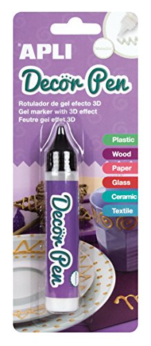 Caneta Decorativa APLI Metal (Branco - 1 Un) Apli kids - Marcadores e marcadores de texto - decorativa, metal, branco