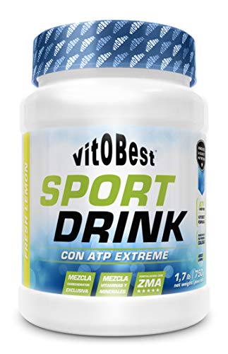 Suplemento Alimentar VITOBEST Sport Drink+ Atp Extreme Limão (750 Gr) vit.O.Best - Bebidas esportivas e energéticas - carboidratos, atp extreme, limão, 750 gr