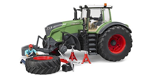 Trator de brincar BRUDER com escavadora (3 anos) Bruder - Caminhões de brinquedo & veículos de construção - trator, escavadora, pára-choques, cabine aberta