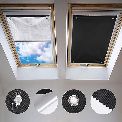 Protetor de Janela para Telhado 96X100Cm com Ventos JOHGGEE johgee - Persianas e cortinas - janela, telhado, ventos