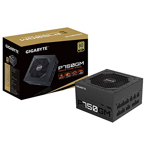 Fonte de Alimentação GIGABYTE P750GM (ATX - 750 W - 80 PLUS Gold) Gigabyte - Fontes de alimentação para computador - ATX, 750 W, 80 Plus Gold