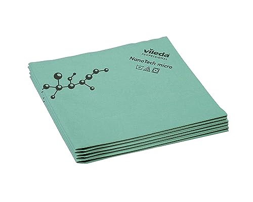 Escovas de Dentes Eléctricas NANOTECH Micro Green (5 Un) Vileda Professional - Panos de limpeza de loja e panos de limpeza de uso geral - elétricas, micro green, 5 unidades