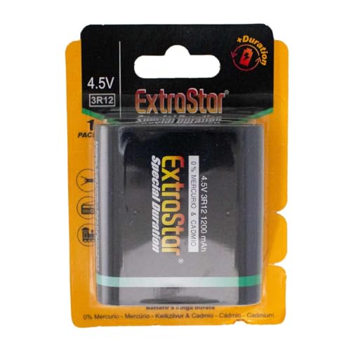 Pilha Recarregável A2Z WORLD 3R12 4.5V 1200mAh A2ZWORLD - Baterias de uso geral - pilha recarregável, 3r12, 4.5v, 1200mah, litio