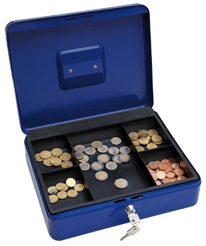 Caixa de Arrumação WEDO Cash box size 4 (Azul) Wedo - Caixas de dinheiro - polipropileno, azul, decorativo