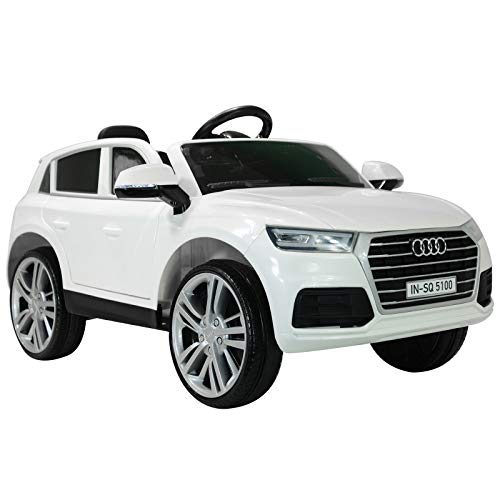 Carro Elétrico HOMCOM Audi Q5 (Idade Mínima: 3 - Branco) HOMCOM - Veículos elétricos de passeio - carro elétrico, audi q5, idade mínima: 3, branco