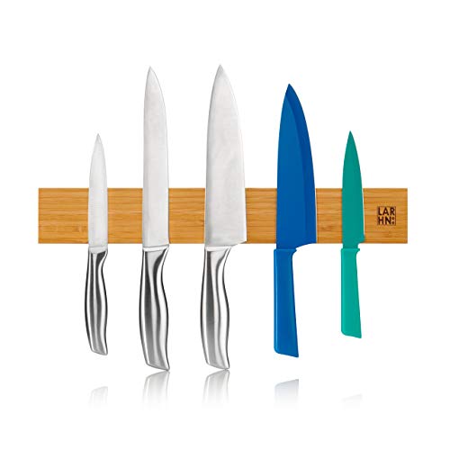 Barra magnética para facas LARHN 40 cm LARHN - Suportes e organizadores de facas - magnética, facas, 40 cm