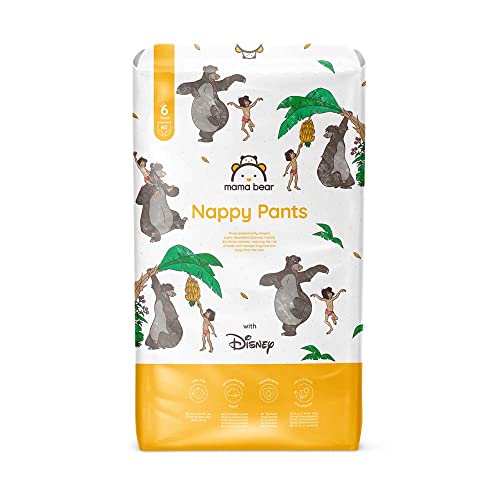 Fraldas para Bebé MAMABEAR Braguita (Tam: 6) Amazon EU Sarl - Roupa interior - proteção, liberdade de movimentos, rápido, fácil de colocar
