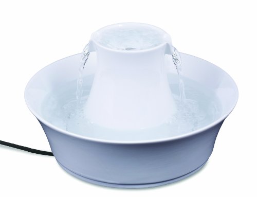Bebedouro para Cães PETSAFE 606 (Branco - 1.8 L) Petsafe - Tigelas, comedouros e bebedouros para animais de estimação - 1.8 l, filtro natural, bomba silenciosa, pés antiderrapantes