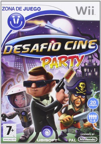 Jogo Wii ZONAFAMILY Desafío Cine Party (Edad Mínima Recomendada: 6 años) Nintendo - Software de jogos de vídeo - cinema, mini-jogos, personagens, desafio