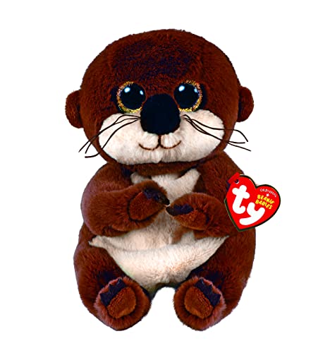 Peluche TY NUTRIA (Idade Mínima Recomendada: 3 anos) Ty - Brinquedos - 15cm, poliéster, limpeza fácil