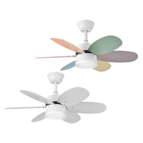 Ventoinha de Teto BILAKE Kids Branco (30 W - Diâmetro 132 cm) BILAKE - Ventiladores de teto - 30 W, diâmetro 132 cm