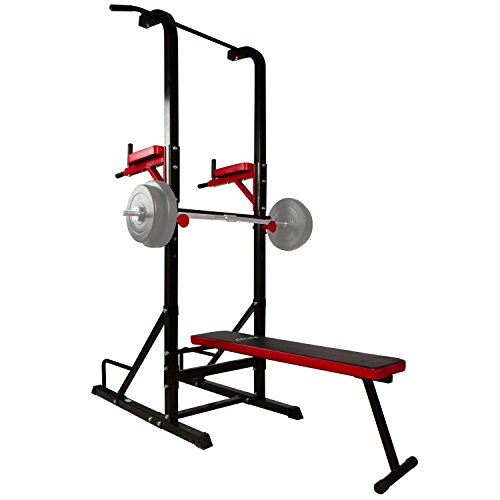 Power Tower Cclife | Preto, Cinza (Fitness, Cardio e Musculação) CCLIFE - Torres de potência - fitness, cardio, musculação
