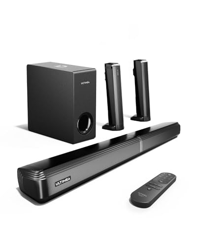Soundbar ULTIMEA Apollo S50 (4.1 - 200 W - Subwoofer Sem Fios) ULTIMEA - Alto-falantes - soundbar, subwoofer sem fios, bluetooth, entrada óptica, compatível, equalização
