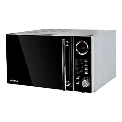 Micro-ondas H.KOENIG VIO9 (25 L - Com Grill) H.Koenig - Fornos de microondas - 2,5 l, grill, 5 níveis, plato rotativo, temporizador