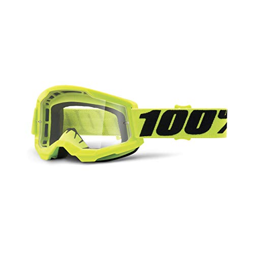 Óculos de Esqui 100% Strata 2 Goggles Amarelo (Tamanho Único) 1 - Óculos de motocicleta - esqui, amarelo, tamanho único