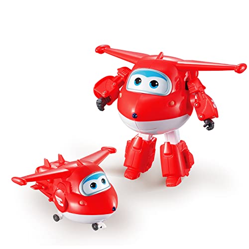 Figura de Ação TRANSFORM-A-BOT Super Wings Transforming Jett (Idade Mínima Recomendada: 4 anos) Super Wings - Bonecos de ação e brinquedo - transformação, Jett, Super Wings, 4 anos