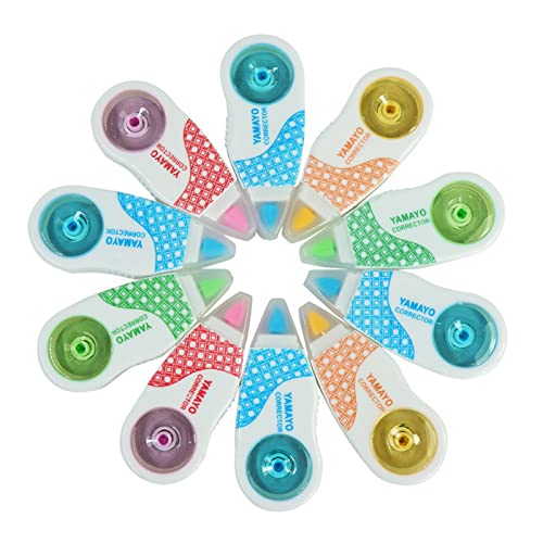 Zuzer 30Pcs Tipex Cinta Correctora Mini Cinta De Corrección Zuzer - Correção de fluídos, canetas e fitas - preto, 30 peças, mini, cinta de correção