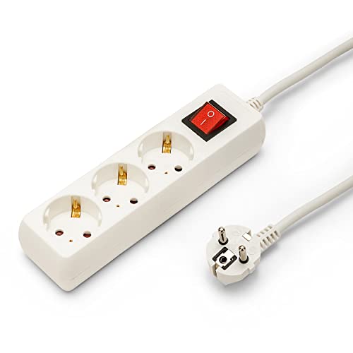 Extensão Elétrica CUC EXERTIS CONNECT 3 tomadas Preto 1 m Velamp - Fios e cabos elétricos - extensão elétrica, cuc exertis connect, 3 tomadas, preto