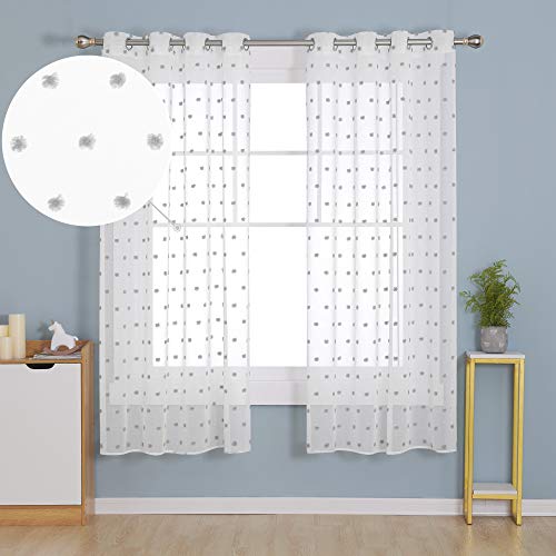 Cortina DECONOVO (Liso - 140 x 183 cm) Deconovo - Cortinas e cortinados - 140 x 183 cm, 100 poliéster, fácil de limpar