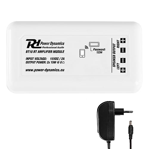 Amplificador POWER DYNAMICS BT10 (100 W - Bluetooth) Tronios B.V. - Amplificadores de áudio - 100 W, bluetooth, compacto, classe D