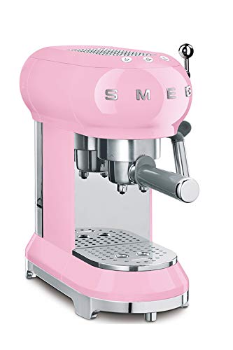 Máquina de Café Expresso SMEG A3ECB1 (15 bar - 2 Níveis de Moagem) Smeg - Cafeteiras e máquinas de expresso - 15 bar, 2 níveis de moagem, thermoblock, vapor