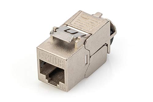 Módulo keystone DIGITUS DN-93619 em Preto Digitus - Tomadas de telefone e dados - módulo, keystone, digitus dn-93619, preto, rj-45, cat6a