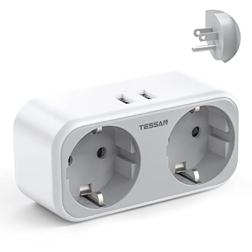 Adaptador de Viagem TESSAN (USA - Europa) TESSAN - Tomadas e soquetes de energia - adaptador, viagem, tessan, usa, europa