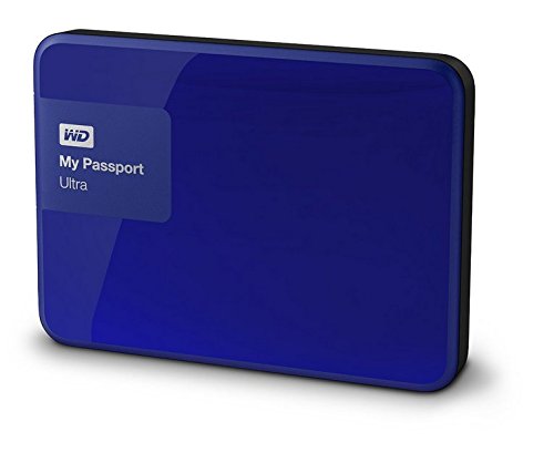 Disco HDD externo WESTERN DIGITAL My Passport Ultra (Azul - 1 TB - USB 3.1) Western Digital - Discos rígidos - 1000 GB, USB 3.1, micro-usb, plug & play