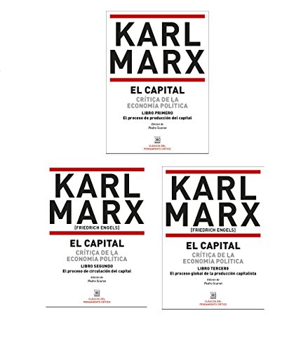 Livro El Capital. Crtica De La Economia Política de Karl Marx (Espanhol) Siglo XXI - Livros - capitalismo, economia política, filosofia, história