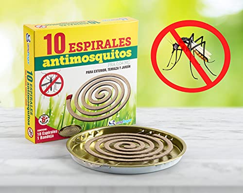 Droquimur Espiral Anti-Mosquito Caixa de 10 Unidades Droquimur - Repelentes de insetos domésticos - anti-mosquito, caixa de 10 unidades