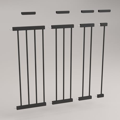 Extensão Porta de Segurança Almar 21 cm Preto ALMAR Baby - Móveis para bebês e crianças pequenas - extensão, porta, segurança, preto