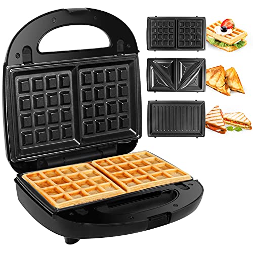 Goteo Gt-3In1 Grilhador de Areia 3 Em 1 750W Preto SunJas Import und Export GmbH - Sanduicheiras - grilhador, areia, 750W, preto