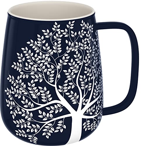 Caneca Grande Amapodo Azul Escuro 600 Ml amapodo - Canecas - cerâmica, 600 ml, azul escuro