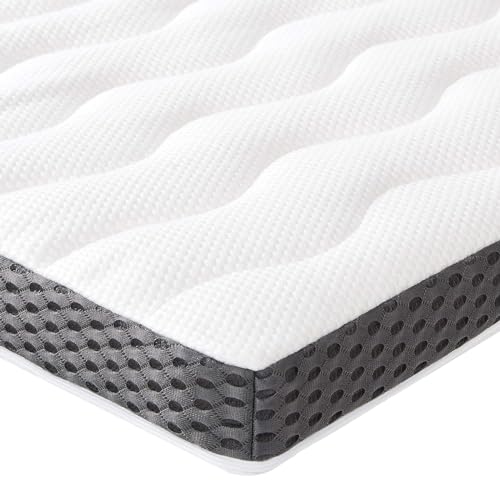 Topper de colchão AMZBASIS (90x190cm - Espuma) Amazon Basics - Protetores de colchão - topper, colchão, amzbasis, espuma, 90x190cm