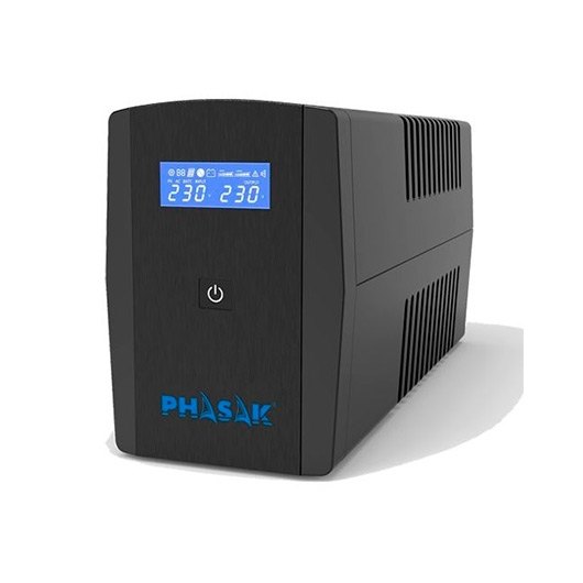 Ups PHASAK Sirius (4 Tomadas - 720W - 1260V) Phasak - Ups - 4 tomadas, 720w, 1260V, PowerGuide