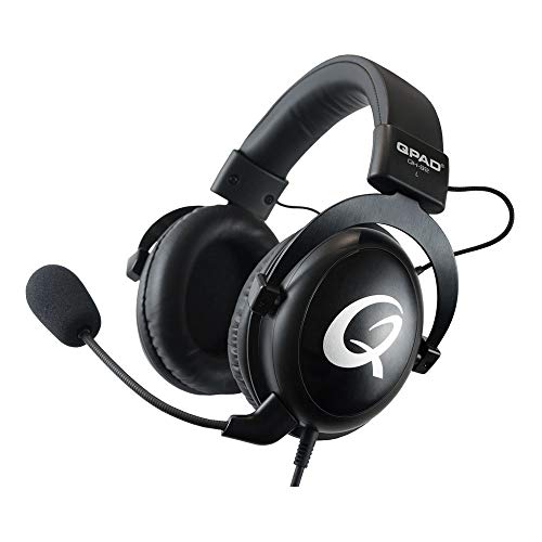 Auscultadores com Fio QPAD QH-92 (Over Ear - Com Microfone - Preto) QPAD - Fones de Ouvido com Microfone - over ear, com microfone, preto