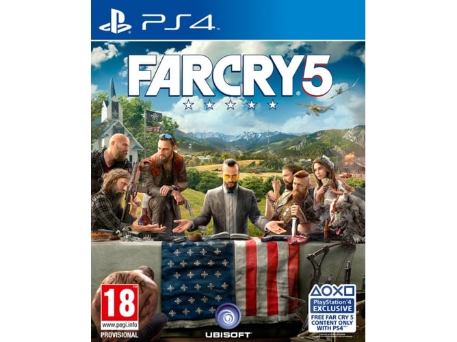 Jogo PS4 Far Cry 5 (M18 - Ação/aventura) Ubisoft - Software de jogos de vídeo - ps4, Far Cry 5, ação, aventura