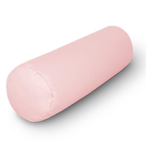 Almofada Happers Cilíndrica 50X15cm Cor: Rosa HAPPERS - Almofadas - 50x15cm, cor rosa, leve, resistente