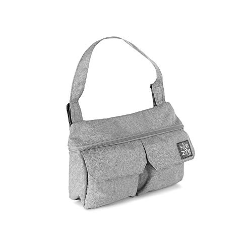 Bolsa Organizadora Jane Stage Jet Preto Cinzento Jané - Móveis para bebês e crianças pequenas - compartimentos, bolso posterior, plástico interno
